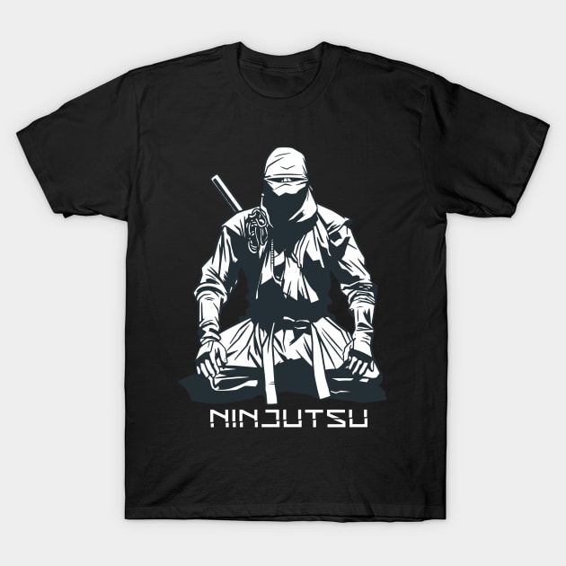 The martial art Ninjutsu T-Shirt by Randorius